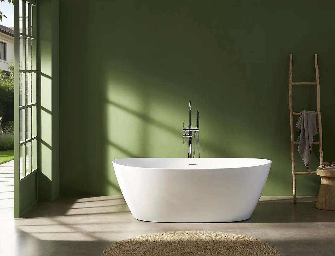 Oval Acrylic Freestanding Bathtub MC-8005