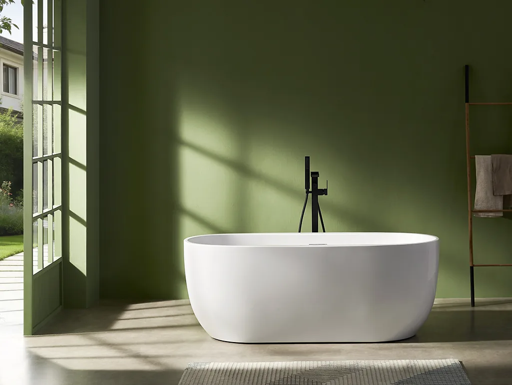 Oval Acrylic Freestanding Bathtub MC-8007