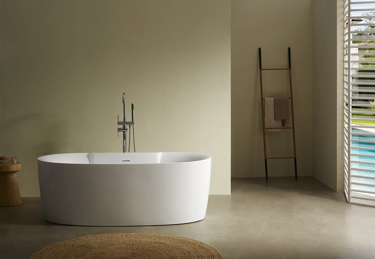 Oval Acrylic Freestanding Bathtub MC-8013
