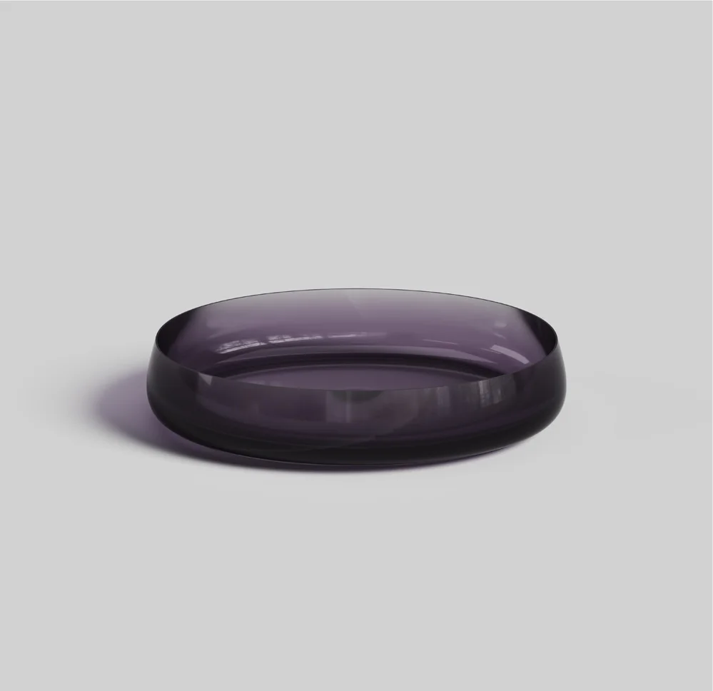 Oval Transparent Resin Above Counter Basin MN-9005C