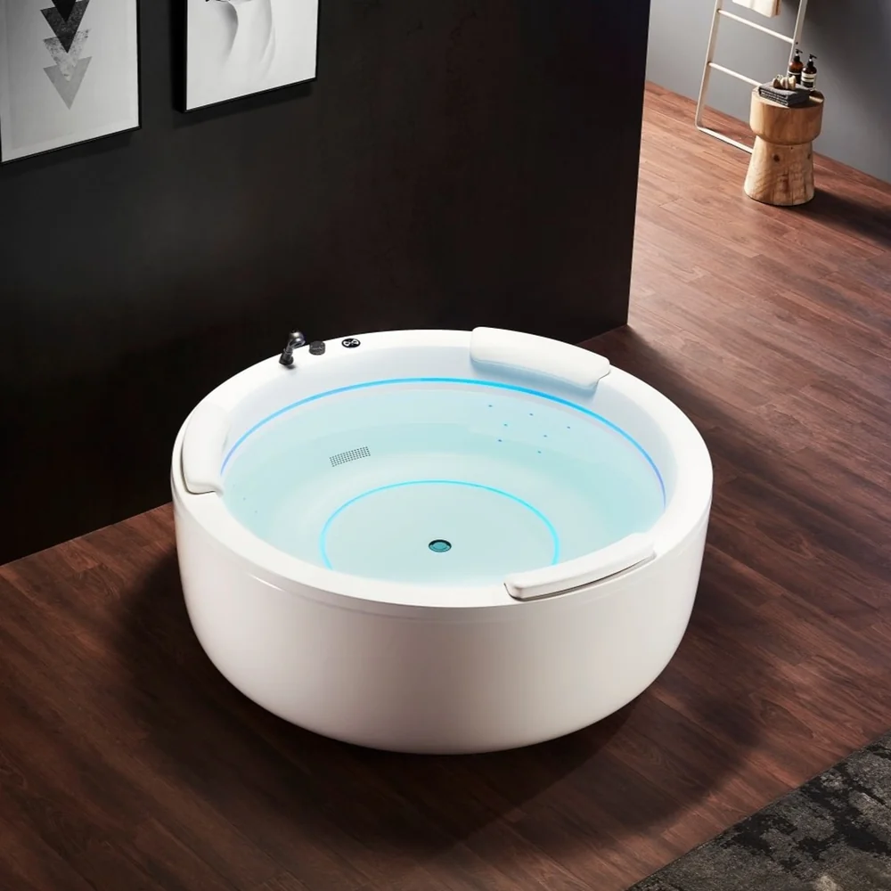 Round Hydro-Massage Bathtub MJ-7008