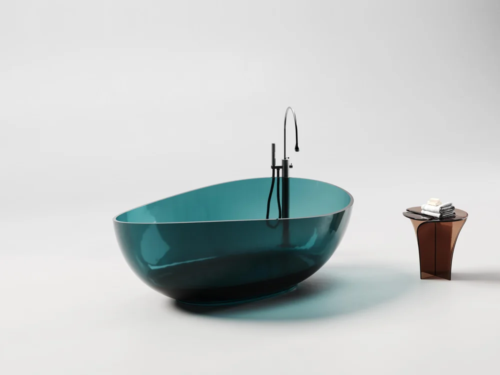 Transparent Resin Bathtub MT-4005