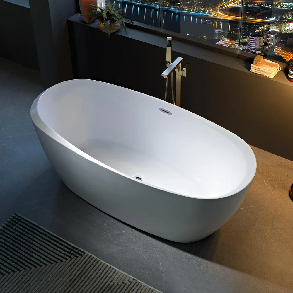 Smooth Oval Acrylic Bathtub MC-6010