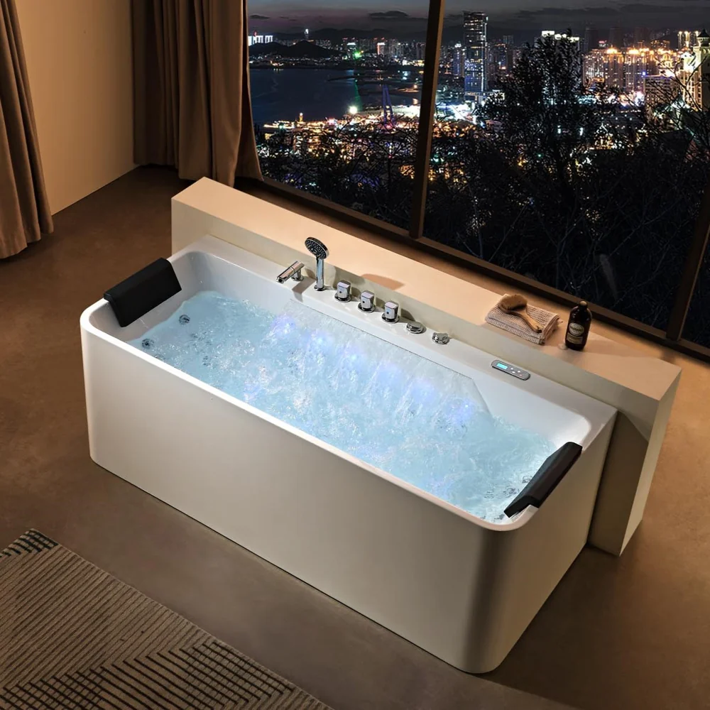 Rectangular Uniform Rim Acrylic Bathtub MC-6016