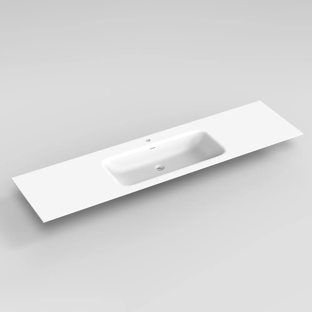 Custom Extra Wide Integrated Vanity Basin MW-1005